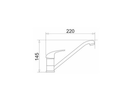 Bateria PYRAMIS ASALIA granit czarny 090918401 kuchenna czarna nakrapiana