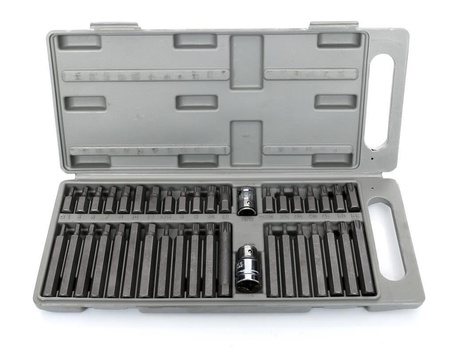 Komplet Bitów specjalnych KD10219 HEX, TORX, SPLINE 40cz. - KRAFT&DELE