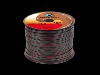 Kabel głośnikowy 0,75mm czarny