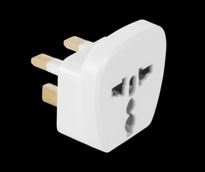 Złącze AC wtyk UK- gn. uniwersal (QZ36)