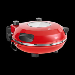 Piec do pizzy TEESA SUPREME + , 1200 W, 32 cm , okienko , wyjmowany kamień, sterowanie dwiema grzałkami