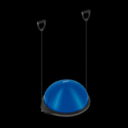 Półpiłka do balansowania, trener równowagi 46cm + pompka, REBEL ACTIVE