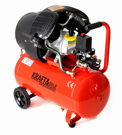 KOMPRESOR OLEJOWY SPRĘŻARKA 50L KD1484 - KRAFT&DELE
