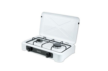 Kuchenka gazowa nastawna 2-palnikowa Ravanson K-02T (biały)