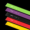 Zestaw gum do ćwiczeń lateksowe 2m - Long Band LTs-1, 2,5-20 kg, 5 gum, REBEL ACTIVE