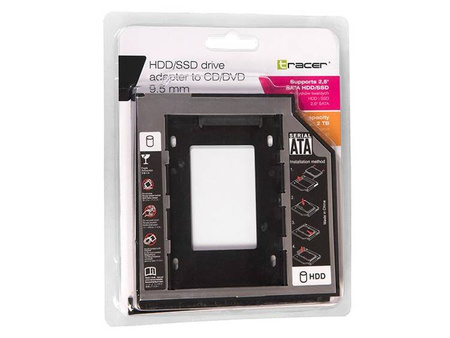 TRACER adapter/ramka dysk HDD/SSD do napędu CD/DVD standard 9,5 mm B-095