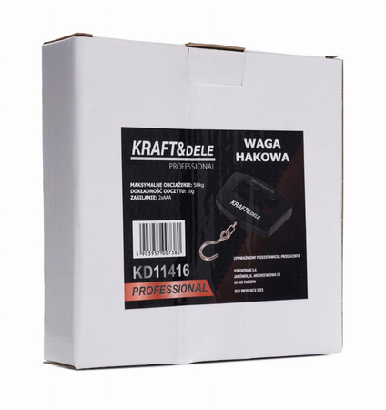 WAGA HAKOWA RĘCZNA MAX 50KG KD11416 - KRAFT&DELE