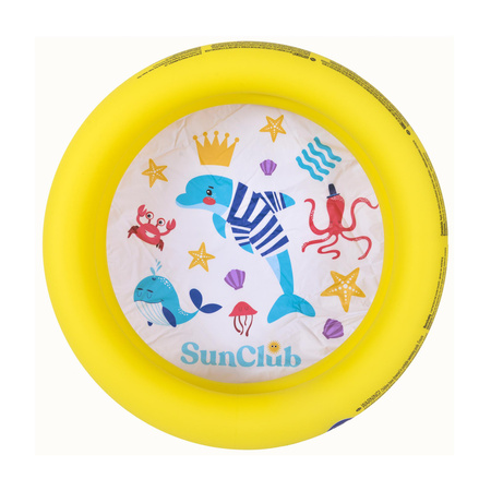 Basen pompowany SUNCLUB żółty