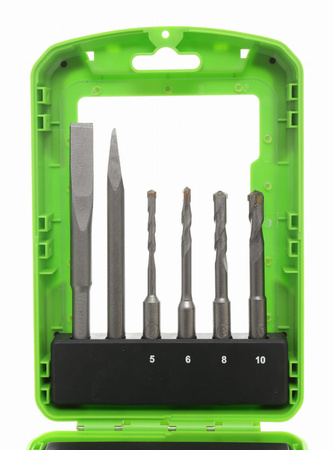 ZESTAW WIERTEŁ I DŁUT SDS- 12el KD988 - KRAFT&DELE