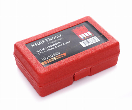 Nasadki do felg 17/19/21/22mm zestaw 1/2" KD10523 - KRAFT&DELE