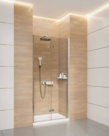 Drzwi prysznicowe systemu Kerria Plus 80 cm - składane (KTSX042P) - Deante