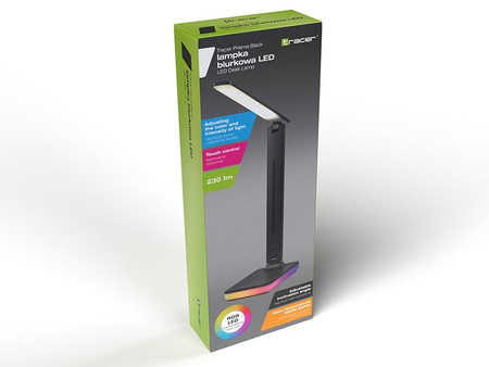 Lampka biurkowa LED TRACER PRISMA Black