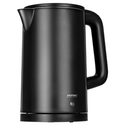 Czajnik bezprzewodowy z podwójnymi ściankami / czarny MCZ-105/C MPM