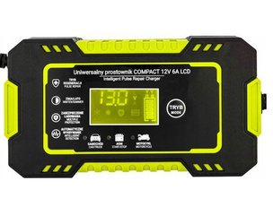 Automatyczny prostownik akumulatorowy LCD 12V / 6A KD1290 - KRAFT&DELE