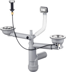 Syfon do zlewozmywaka granitowego 1.5- i 2-komorowego - Space-Saver (ZXY 9912) - Deante