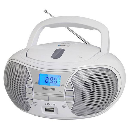 Radiomagnetofon CD SPT 2700 WH CD PLAYER/FM/BT/TAP