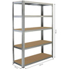 Regał FDR 1820 Shelf rack 180x120x40 FIELDMANN