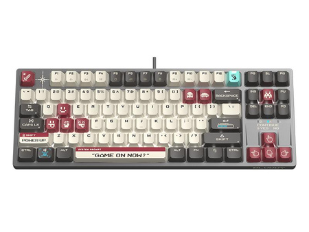 Klawiatura mechaniczna A4TECH BLOODY S87 Pixels Red USB (BLMS RED Plus Switches)
