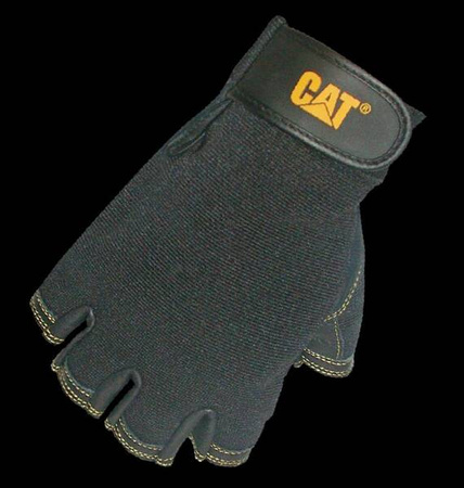 CAT Rękawice Half Finger Reversed pigskin grain M (4895171749553) - Cat