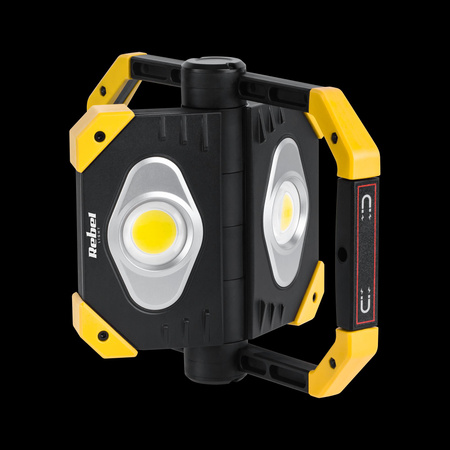 Przenośny reflektor LED 2XCOB