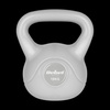 Kettlebell bitumiczny 18 kg szary REBEL ACTIVE