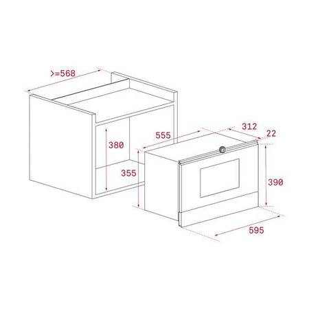 Kuchenka mikr. ML 8220 BIS L-BK TEKA