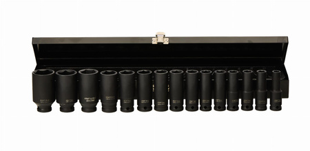 NASADKI UDAROWE DŁUGIE 1/2" 15EL. 10- 32 mm KD11769 - KRAFT&DELE