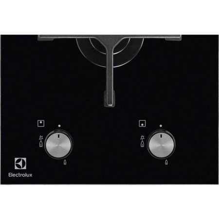 Płyta gazowa Electrolux EGC 3322NVK (2 pola grzejne; kolor czarny)