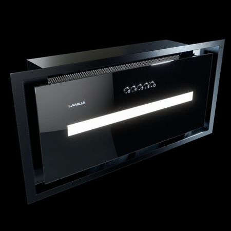 Okap kuchenny Lamezo 60.1 Black + Turbina TW 2.1 GLOBALO