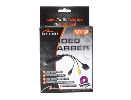 VIDEO GRABBER - Urządzenie do przechwytywania i konwersji analogowego sygnału audio/video np. z VHS do formatu VCD, DVD, MP4 (I-Pod, PSP)