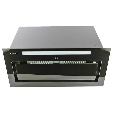 Okap podszafkowy czarne szkło  60 cm  Loteo 60.4 Plus Black GLOBALO