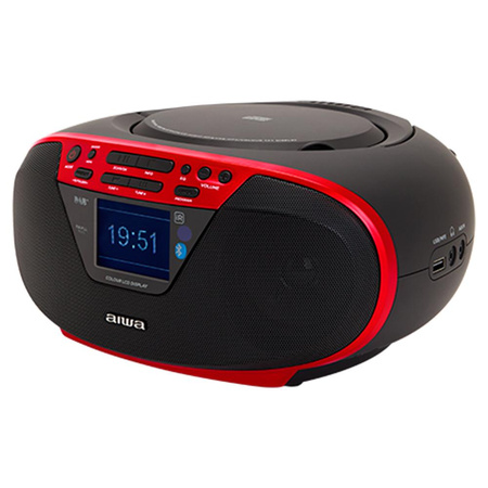 Boombox AIWA BBTU-500 DAB+/FM czerwony (8435256898477) - AIWA