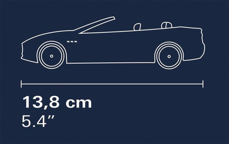 Klocki Cars 500 elementów Garaż Maserati