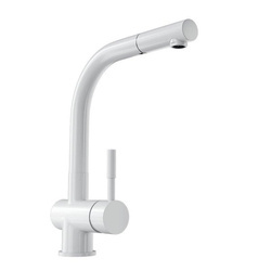 Bateria kuchenna z wyciąganą wylewką Lobio White GLOBALO