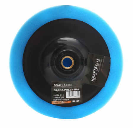 GĄBKA POLERSKA 150mm FIOLETOWA KD3061 - KRAFT&DELE