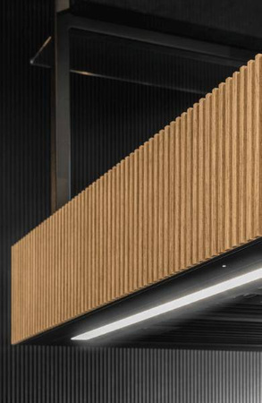 Okap wyspowy Minimal 1 Czarny okap + czarny panel fabryczny CDW901C Ciarko Design