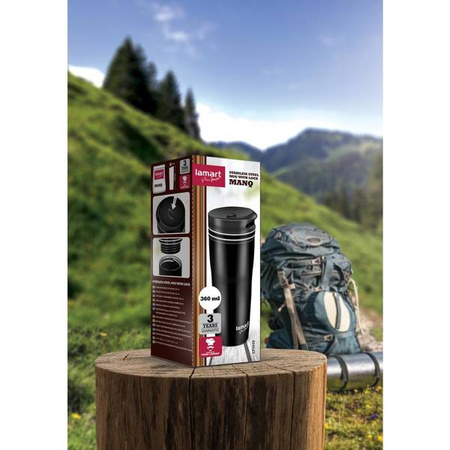 Termos LT4049 KUBEK TERMICZNY 360ML MANQ LAMART