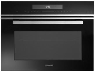 Piekarnik elektryczny z mikrofalą do zabudowy BLACK KTV8050bc