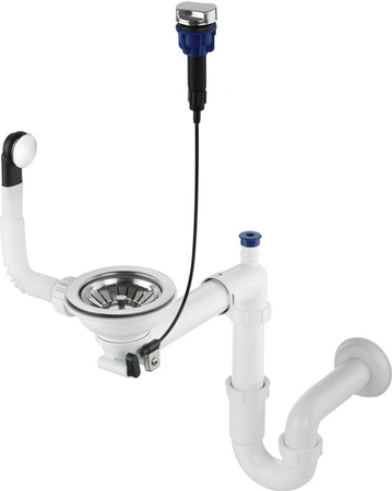 Syfon do zlewozmywaka granitowego 1-komorowego - Space-Saver (ZXY 9972) - Deante