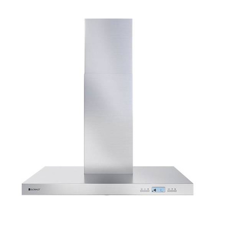 Okap  przyścienny 80 cm srebrny kuchenny Nomina 80.4 Sensor GLOBALO