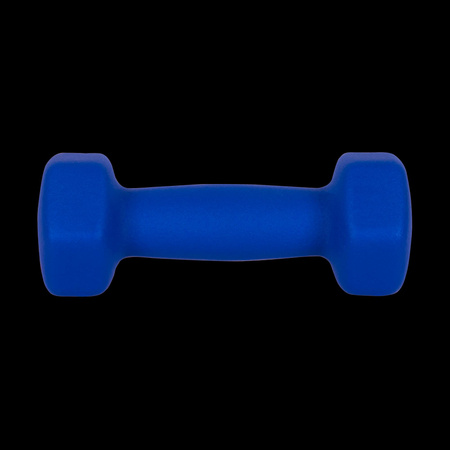 Hantelki żeliwne neoprenowe HEX 2x1.5kg, REBEL ACTIVE