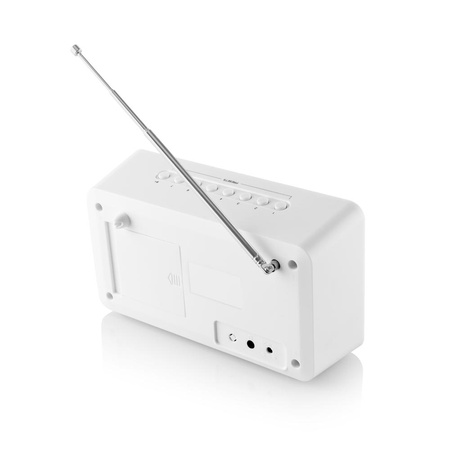 Radio DAB JVC RA-E611W-DAB białe (4975769471520) - JVC