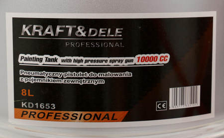 AGREGAT MALARSKI PNEUMATYCZNY 8L KD1653 - KRAFT&DELE