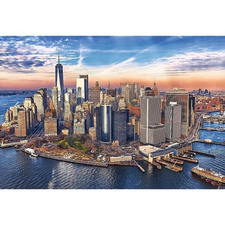 Puzzle 1500 elementów UFT Widok miasta Manhattan, New York, USA