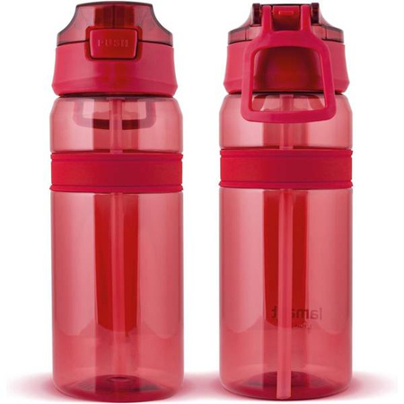 Butelka LT4060 BIDON 0,7L CZERWONY STRAW LAMART