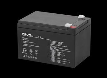 Akumulator żelowy VIPOW 12V 12Ah
