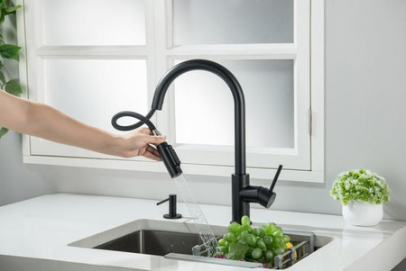 Diana plus czarny mat (window) Blue Water