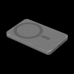 POWERBANK indukcyjny Kruger&Matz 5000 mAh Mag Safe szary