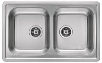 ALVEUS ELEGANT 40 zlewozmywak stalowy satynowy (1009383)