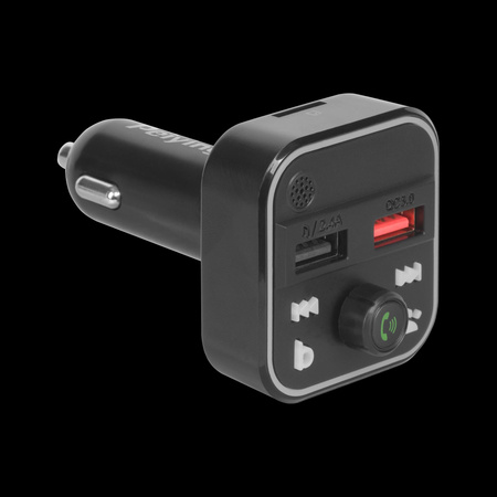 Transmiter samochodowy FM z funkcja bluetooth